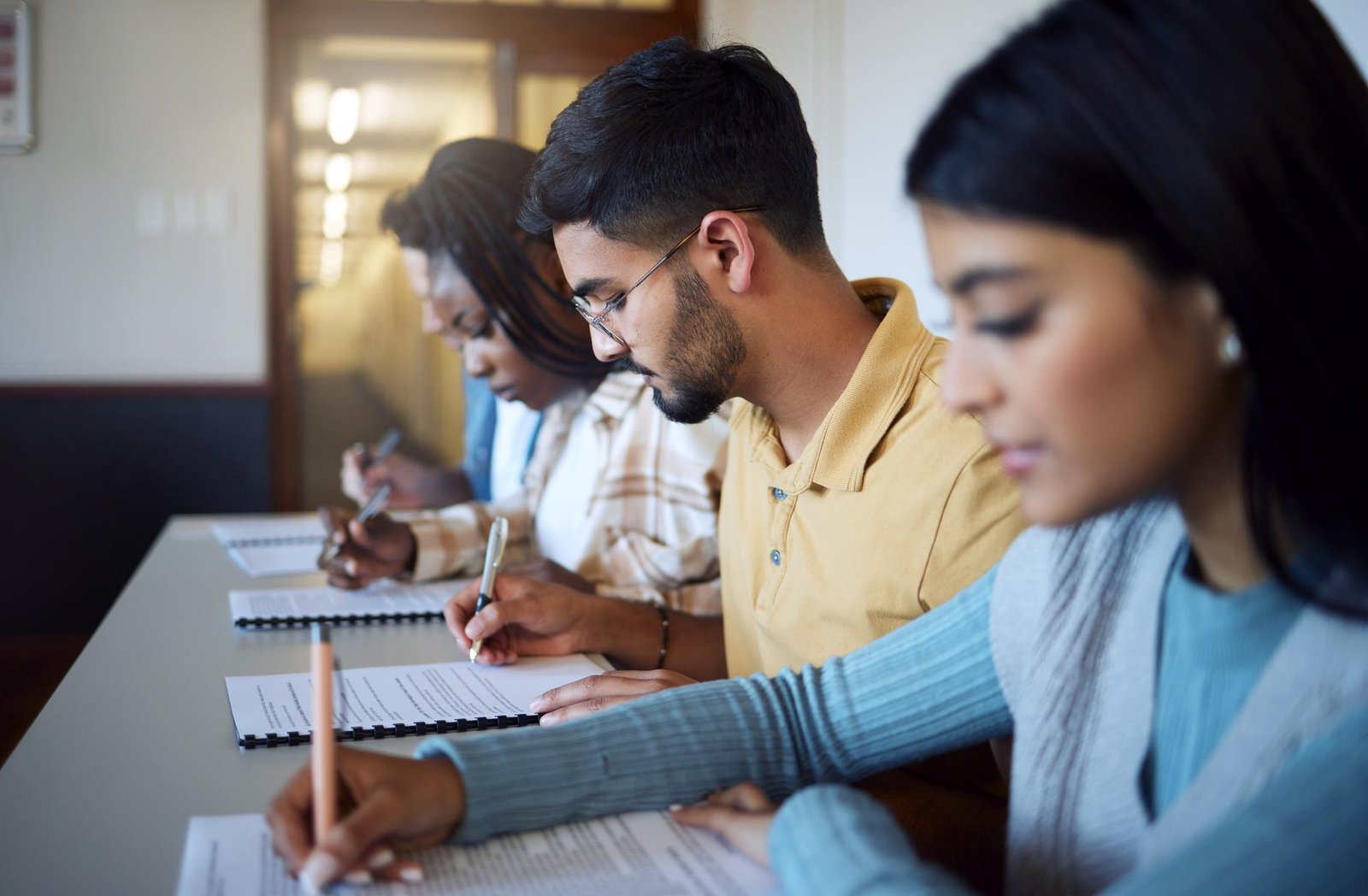 Bansal Classes franchise classroom with mentor guiding students